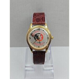 Florida State Seminoles Suntime Quartz Swiss Goldtone Watch New Battery FSU NCAA